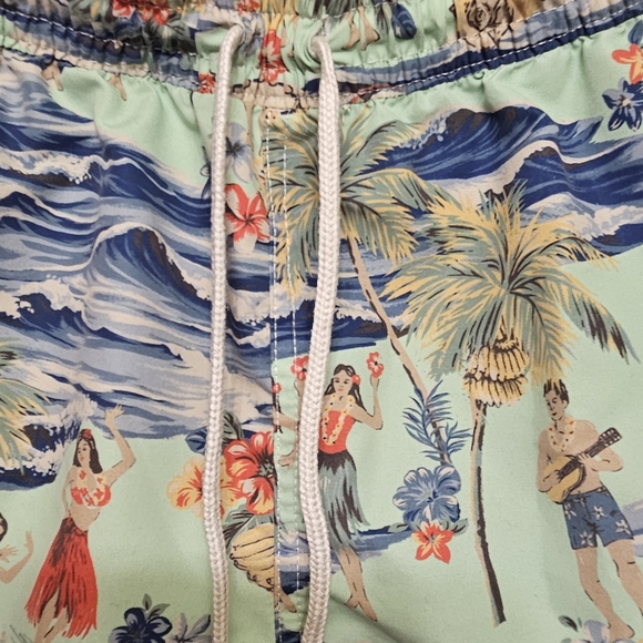 Ralph Lauren Tropical Print Swim Trunks - Picture 6 of 13